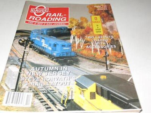 O GAUGE RAILROADING  MAGAZINE-  OCTOBER 1995 - LN - M16