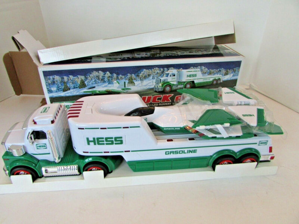 HESS TOY TRUCK AND JET 2010 BOXED COLLECTIBLE  LotD