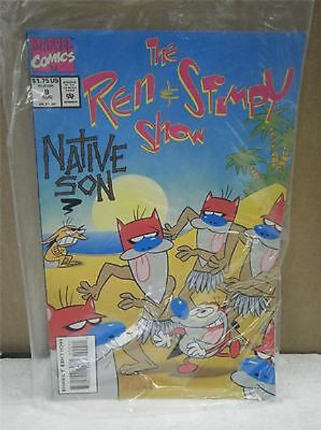 MARVEL COMICS- THE REN & STIMPY SHOW- VOL.1 NO.9- NEW- BB9