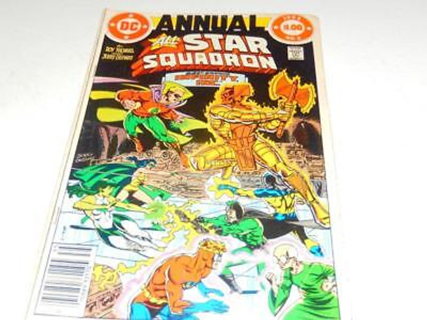 VINTAGE COMIC- DC- ALL STAR SQUADRON- ANNUAL- 1983 - FAIR  - L96
