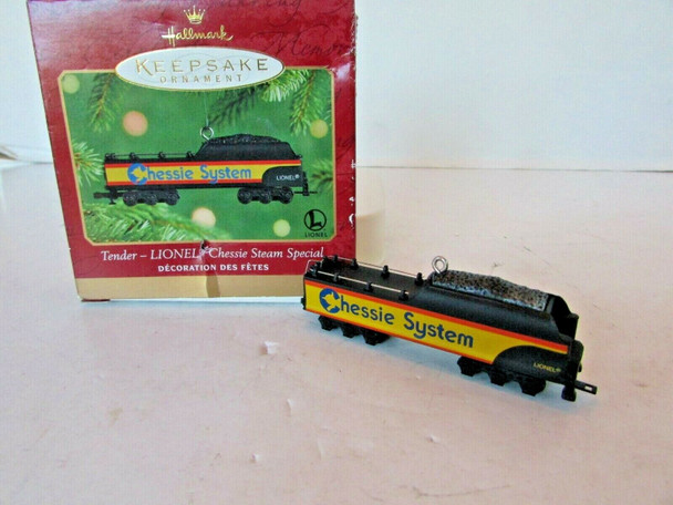 HALLMARK KEEPSAKE ORNAMENT THE TENDER CHESSIE STEAM SPECIAL 2001  H4