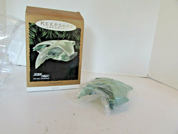 HALLMARK ORNAMENT MAGIC STAR TREK ROMULAN WARBIRD 1995 LIGHTS MIB LotD