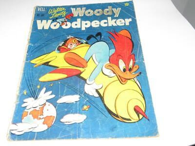 VINTAGE COMIC DELL 1952 - WOODY WOODPECKER  - POOR CONDITION - M50