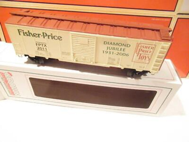 CROWN MODEL PRODUCTS - FISHER PRICE DIAMOND JUBILEE BOXCAR - 0/027- NEW- B16