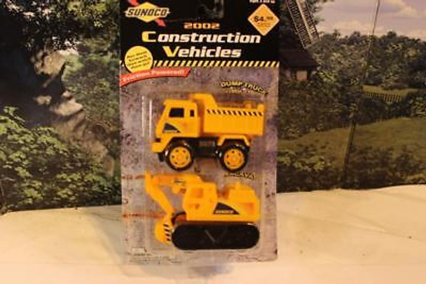 SUNOCO 2002- FRICTION POWERED ADD-ON CONSTRUCTION VEHICLES - NEW -SH