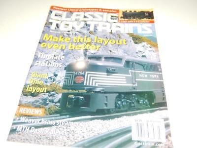 CLASSIC TOY TRAINS MAGAZINE- MARCH 2002 - GOOD - W21