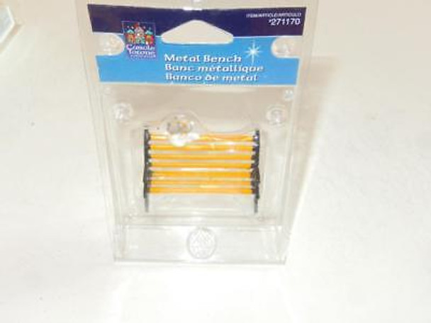 LEMAX -CAROLE TOWNE - 271170- METAL BENCH  - NEW- H44