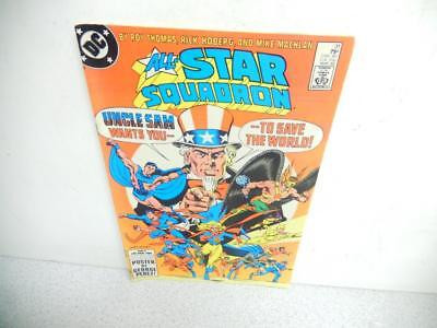 VINTAGE COMIC-DC COMICS -ALL STAR SQUARDRON # 31 MAR. 1984 -  GOOD-- L30