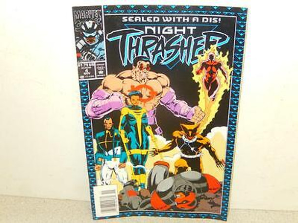 VINTAGE COMIC-MARVEL COMICS-NIGHT THRASHER-VOL.1-#4 - NOV.1993-GOOD COND.-L113