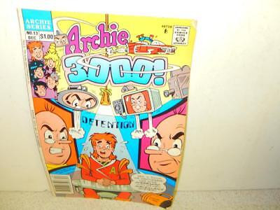 VINTAGE COMIC-ARCHIE COMICS- ARCHIE 3000 ! - # 13 DECEMBER 1989  -GOOD-L8