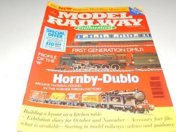 MODEL RAILWAY ENTHUSIAST MAGAZINE- PUBLISHED IN THE U.K.  1993  - FAIR- W4