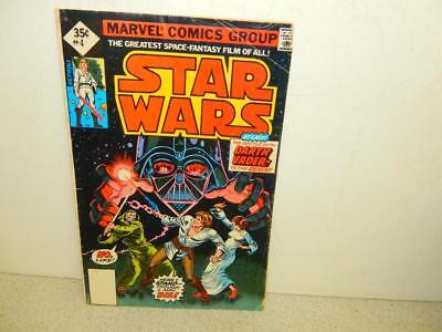 VINTAGE COMIC-MARVEL COMICS-STAR WARS- VOL.1 # 4 - OCTOBER 1977-  -GOOD-L113