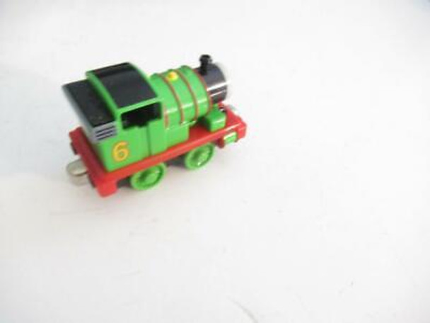 THOMAS THE TANK- DIECAST PERCY LOCO  W/MAGNETIC COUPLERS- EXC -W20
