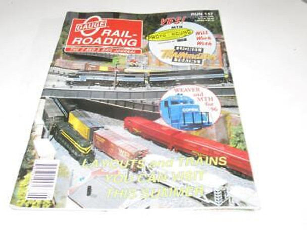 O GAUGE RAILROADING  MAGAZINE- JUNE 1996 - EXC. - W15
