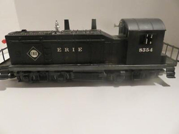 LIONEL TRAINS 8354 ERIE NW-2 SWITCHER- RUNS FINE- 0/027- NO BOX - HB7