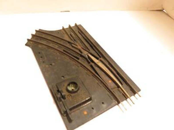 LIONEL POST-WAR - 027 MANUAL LEFT HAND SWITCH TRACK- GOOD - HB9 LIONEL POST-WAR - 027 MANUAL LEFT HAND SWITCH TRACK- GOOD - HB9