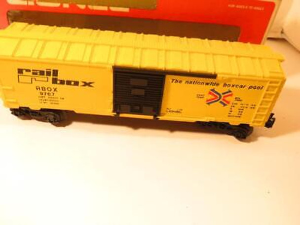 LIONEL MPC 0/027 SCALE 9767 RAILBOX BOXCAR- NEW- ROUGH BOX- B23