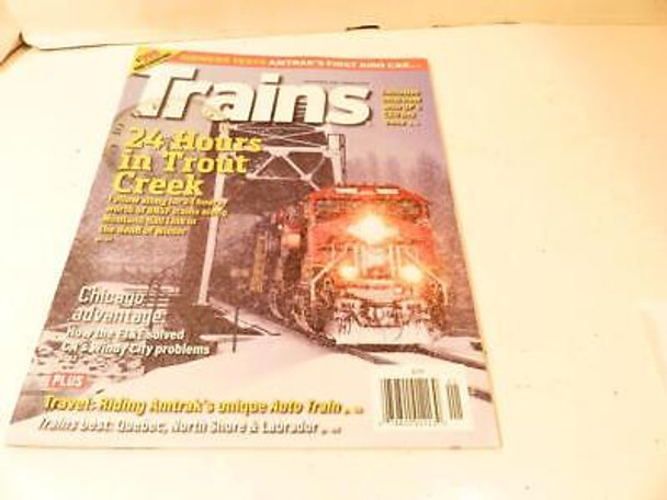 TRAINS MAGAZINE - JAN. 2024  - GOOD CONDITION - W15