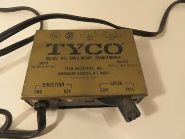 HO TRAINS VINTAGE TYCO 899C TRANSFORMERS- 18V D.C. OUT / 20V A..C. OUT- S17