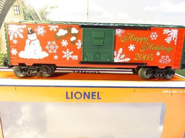 LIONEL CHRISTMAS CAR- 36296- 2005 ANNUAL BOXCAR - 0/027- NEW - B19
