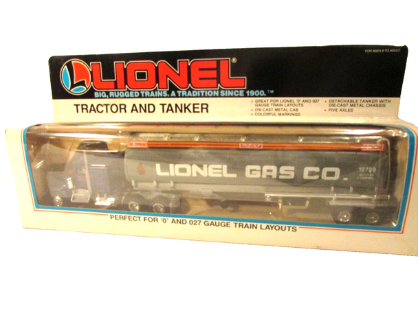 Lionel 6-12739 Tractor & Trailer Boxed 0/027  Lionel Gas Co. New - H1C
