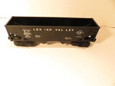 LIONEL TRAINS  POST-WAR 6076 LEHIGH VALLEY HOPPER-  0/027- ORIGINAL- S31H