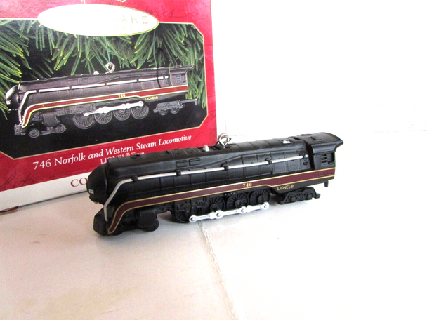 Hallmark Ornament 746 Norfolk & Western Steam Locomotive Lionel 1999 H36