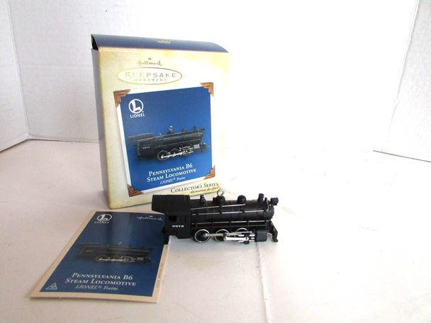 Hallmark Ornament Lionel Trains Pennsylvania B6 Steam Locomotive 2005 10th  H36