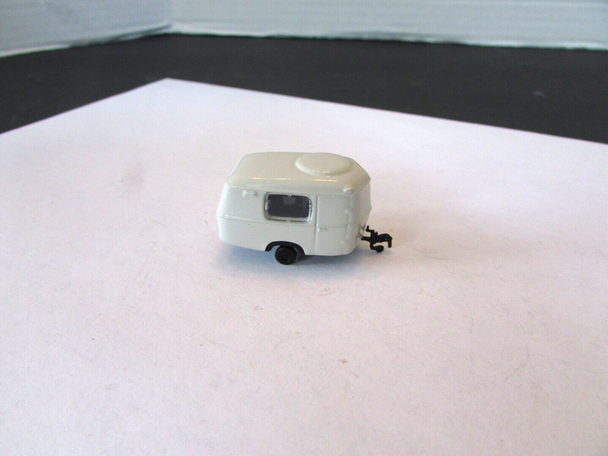 Diecast White Trailer Camper w/hitch HO Scale 1.5"L  H3 Diecast White Trailer Camper w/hitch HO Scale 1.5"L  H3