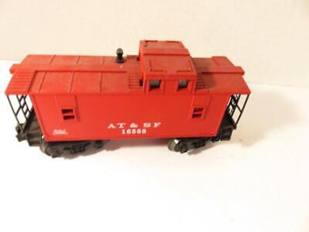 LIONEL  TRAINS - MPC 16568 SANTA FE CABOOSE- NO BOX - 0/027--EXC. - M58