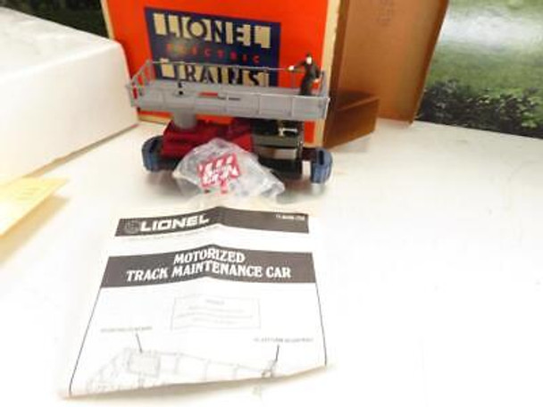 LIONEL TRAINS- 18406- OPERATING TRACK MAINTENANCE CAR- 0/027- BOXED - LN- TH1