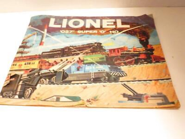 LIONEL POST-WAR  1959 COLOR LIONEL CATALOG- FAIR -- COVER TEAR - B1A