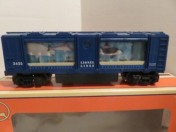 LIONEL TRAINS 19845 COMMAND CONTROL AQUARIUM CAR- 0/027 -NEW- HH1P