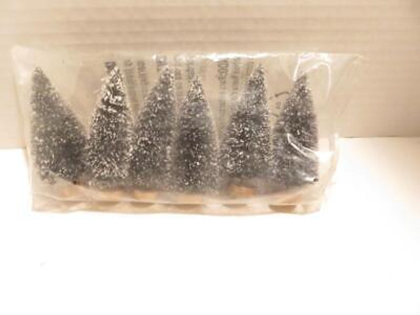 SIX SNOW COVERED  TREES- ALL SCALES-  NEW - H11