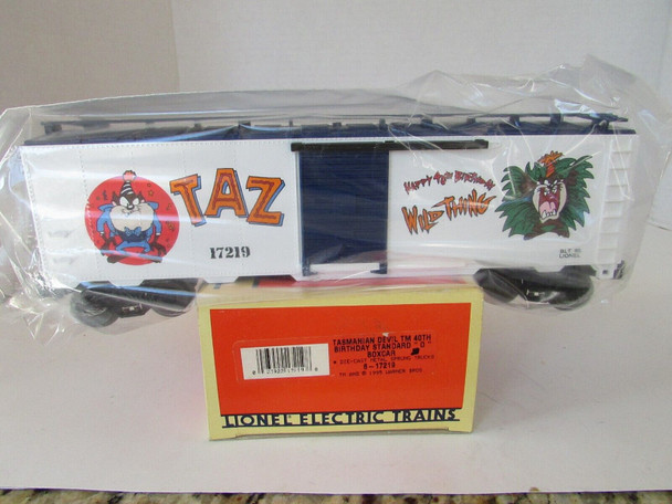 Lionel 6-17219 Tazmanian Devil TM 40th Birthday Box Car Standard O Scale H1F
