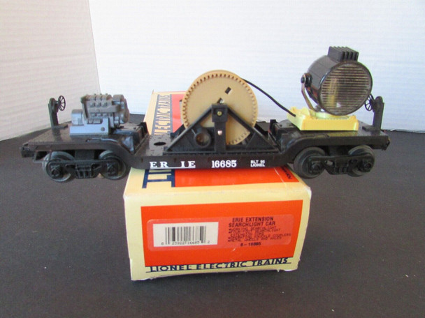 Lionel Trains 16685 Erie Extension Searchlight Car boxed  H1D