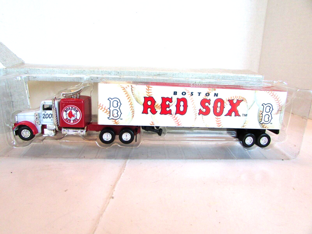 White Rose Diecast Tractor Trailer 100th Anniv Boston Red Sox 2001  H3 White Rose Diecast Tractor Trailer 100th Anniv Boston Red Sox 2001  H3
