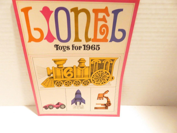 LIONEL POST-WAR  1965 COLOR LIONEL CATALOG- EXC. - W21