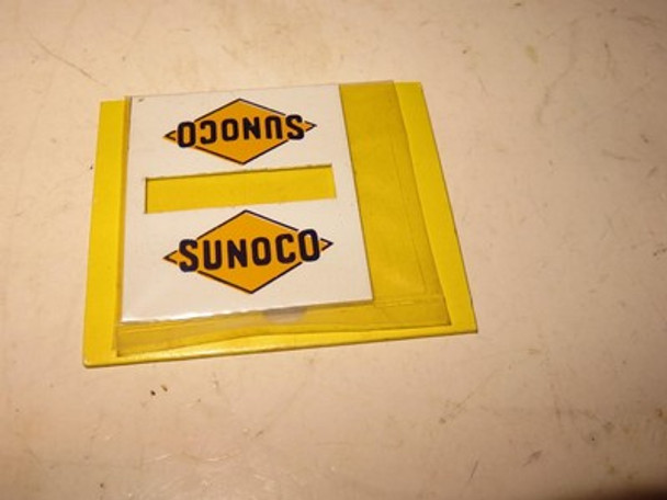LIONEL TRAINS POSTWAR REPLACEMENTSUNOCO METAL SIGN FOR 256 STA.- NEW - SR107