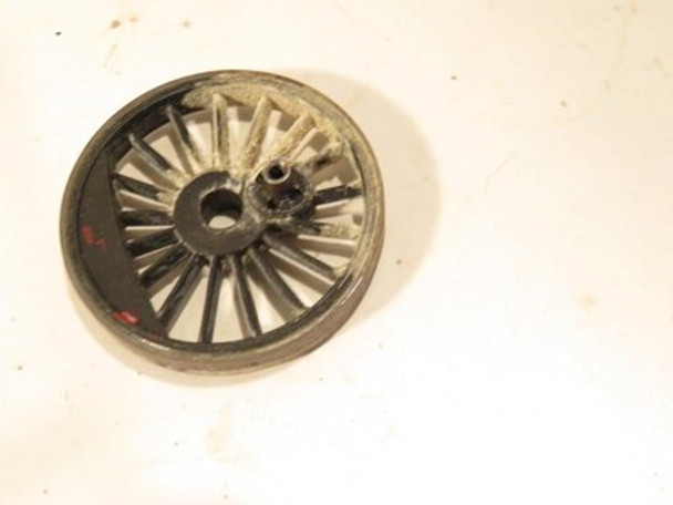LIONEL PART - ORIG. HUDSON SPOKED WHEEL- BLACK W/STUB PART # 700E-8 - FAIR- H50