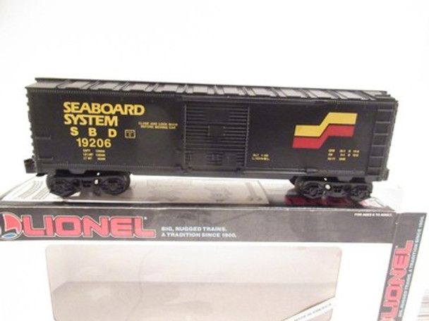 LIONEL- 19206 - SEABOARD BOXCAR- 0/027- NEW- BOXED -  H1E