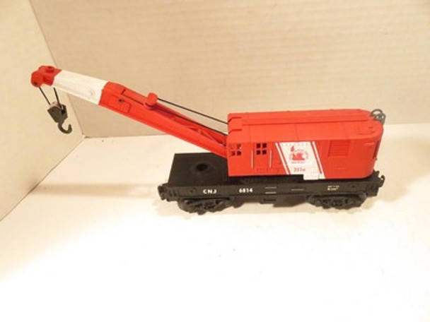 K-LINE TRAINS-  CENTRAL NEW JERSEY OPER. CRANE CAR - 0/027- EXC. - M71