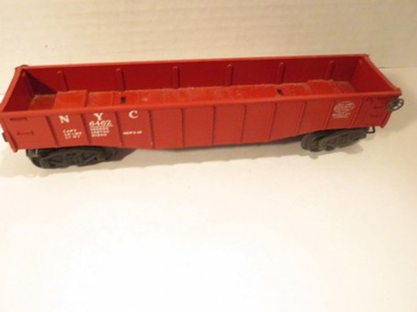 LIONEL POST-WAR TRAINS- 6462 RED GONDOLA  - VG- 027 - S31T