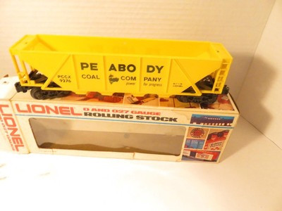 LIONEL MPC 9276 PEABODY HOPPER - 027- REPL. BOX- EXC. - B20