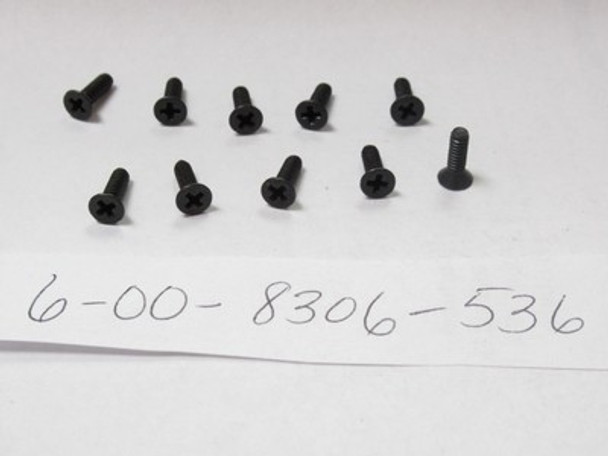 LIONEL HUDSON SCREWS - 600-8306-536 #4 -40 X 3/8 -  10 PIECES- NEW- W3
