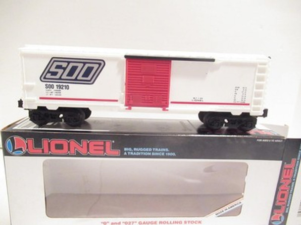 LIONEL- 19210 - SOO LINE BOXCA R- 0/027- NEW - HC2