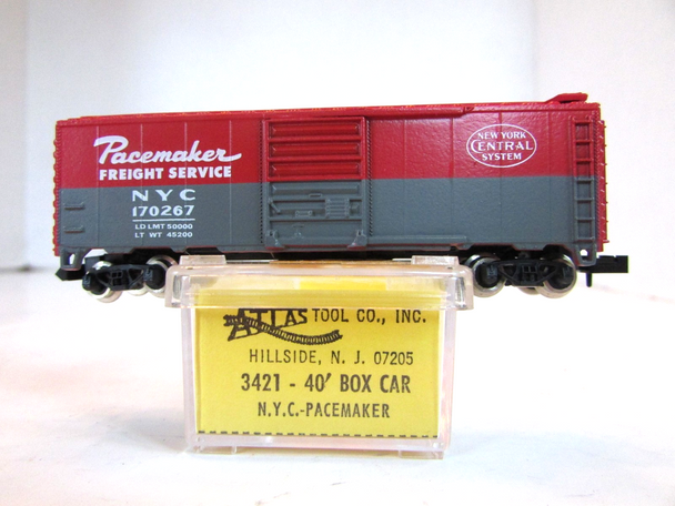 Atlas N Scale Model Trains Pacemaker Freight Service NYC 170267 Red Grey  E5