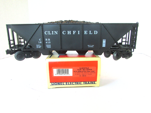 Lionel 16413 Clinchfield Four-Bay Hopper with Simulated Coal Load 1994 NIB  H1G