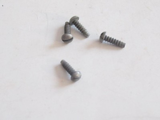 LIONEL PART-  #4 X 3/8" - ORIGINAL  ROUND HEAD, SLOTTED SCREWS - 4 - NEW - SR36