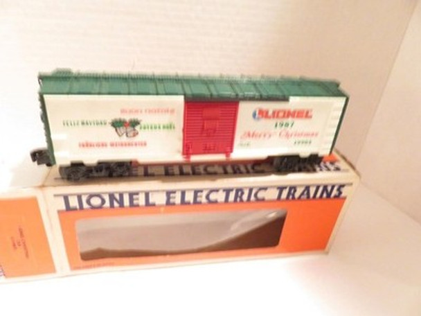LIONEL CHRISTMAS 19903 - 1987 CHRISTMAS BOXCAR - BOXED- LN - 0/027- B15